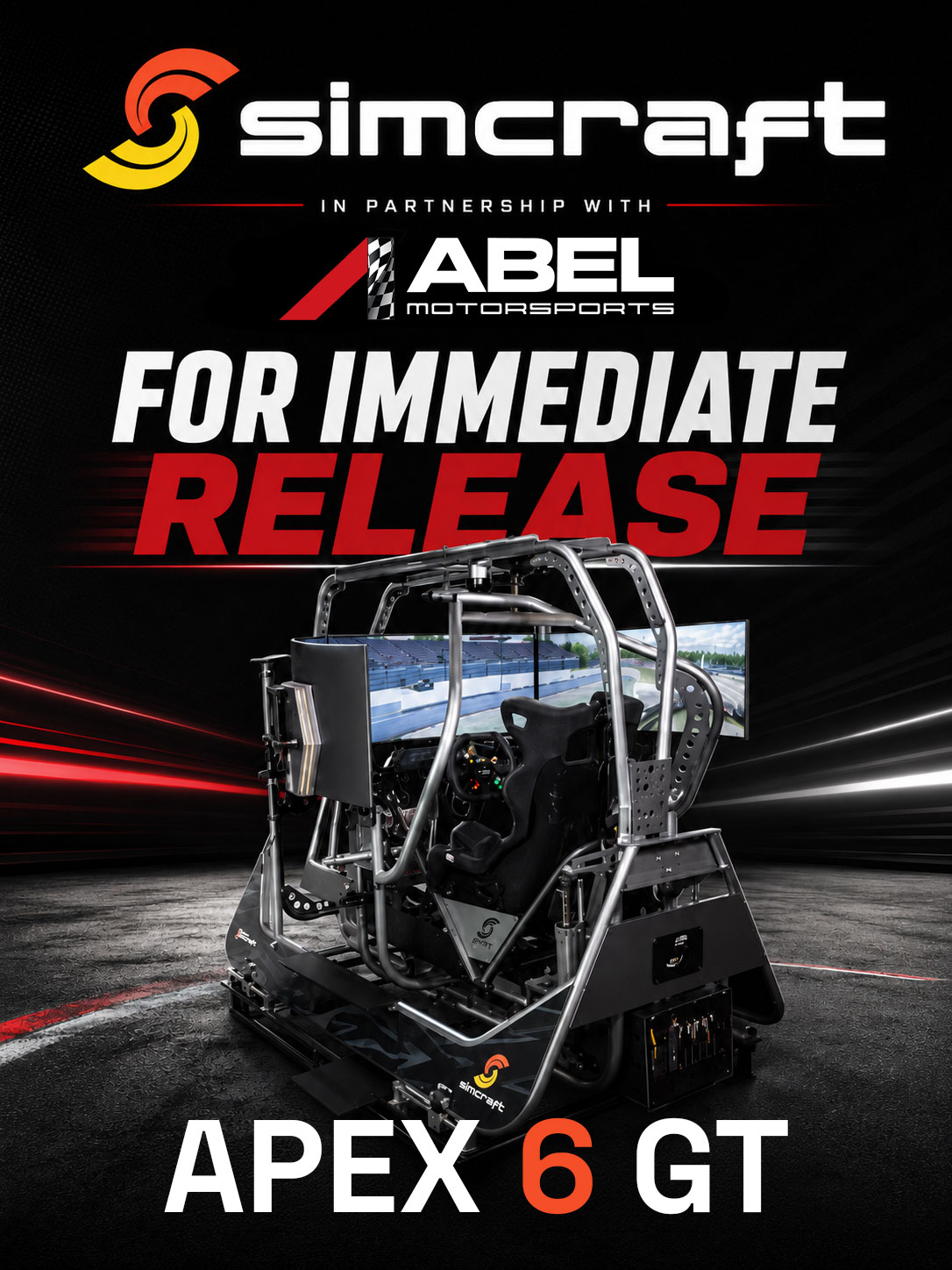 SimCraft Announces Technical Partnership with Abel Motorsports